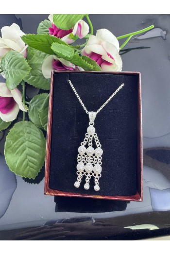 925 ayar kişniş  modeltelkari gümüş kolye