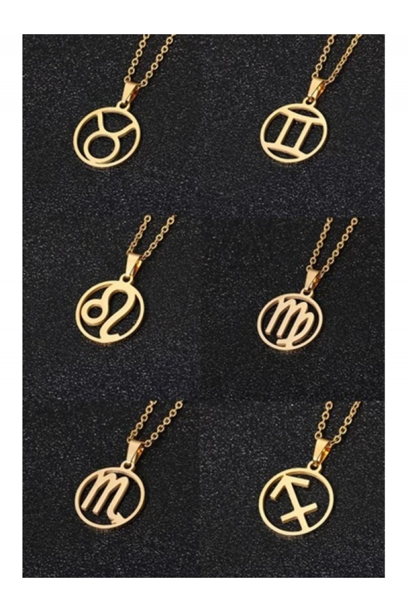 925 K Silver BURÇ Necklace 22 K Gold Plated