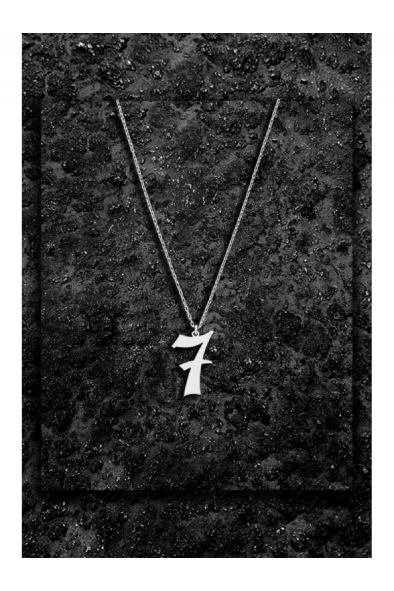 Silver 925 K Charm SAYI RAKAM Necklace