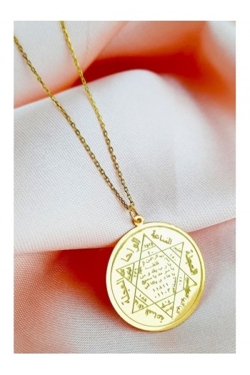 HZ SÜLEYMAN MÜHRÜ KOLYE 925 AYAR