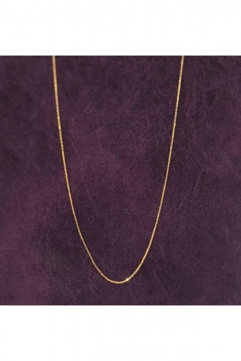 Kadın İnce Gümüş Zincir 