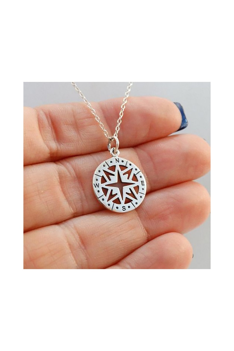 Pusula 925 K Silver Necklace