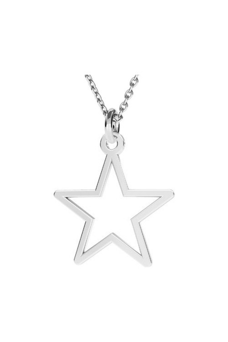 Star 2 925 K Silver Necklace