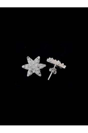 Yıldız  Model 925 Ayar Telkari Gümüş Küpe