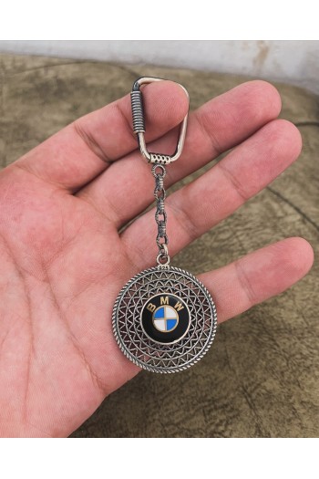 BMW Amblemli 925 Ayar Gümüş Anahtarlık