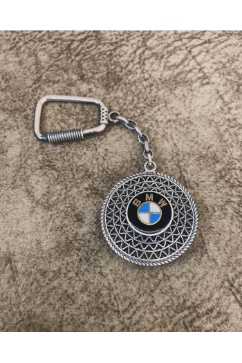 BMW Amblemli 925 Ayar Gümüş Anahtarlık